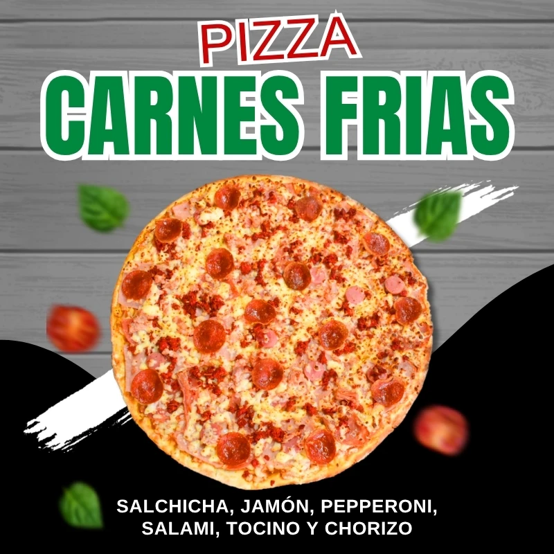 Pizza Carnes Frias